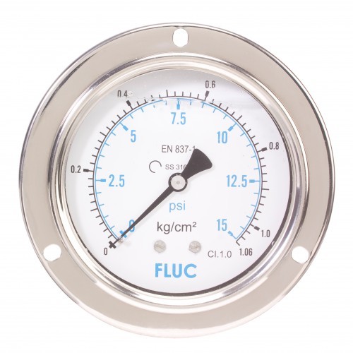 FLUC Pressure Gauge F63-GFS-S-L-13-C (0 to 600 PSI
