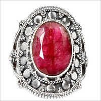 Ruby Rings Sterling Silver