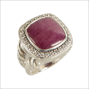 Designer Ruby Rings