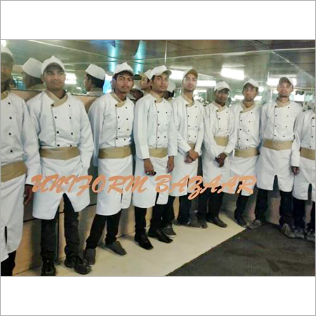 White Gold Chef Uniform