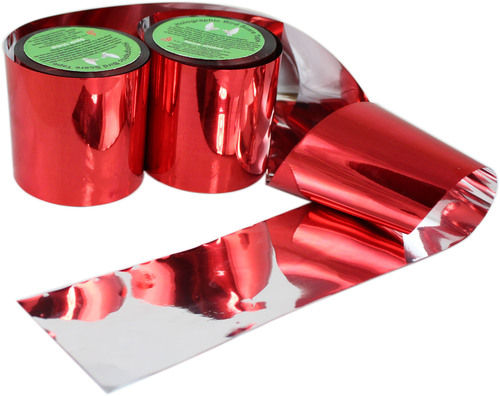 Red Silver Visual Audible Deterrent Tape