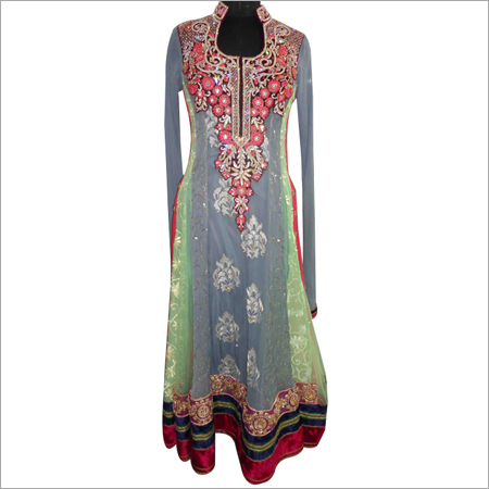 Embroidery Designer Neck Suit