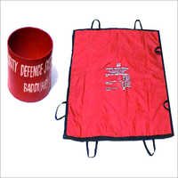 Bomb Blanket - Kevlar Nylon 1.5m X 1.5m Red | Blast Resistance V50@45m/s, 100g Explosive Capacity, Fragment Containment