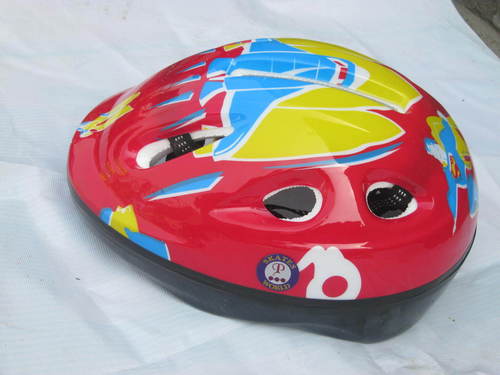 Skating Helmet Large Assorted - PU Material, XL Size, Multicolor, Waterproof | Enhanced Durability, Lightweight Structure, Glossy Finish, Strong Strap