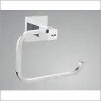Toilet Roll Holder - Stainless Steel, Standard Size, Chrome Finish | Durable, Wall-mounted, Space-saving Design With Curved Arm
