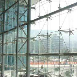 Spider Glazing Installation - Stainless Steel, Laminated Glass | Secure, Sleek, Durable, Modular System