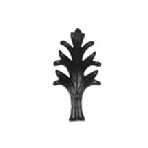 Cast Iron Leaves - Cast Iron, Varied Sizes, Black | Durable Material, Elegant Design, Weather Resistant, Easy Installation