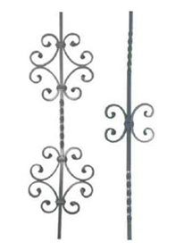 Panels - Wrought Iron, Variable Dimensions, Powder Coated | Elegant Design, Durable, Weather Resistant, Bolted Installation