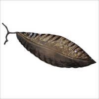 Decorative Aluminium Platter - Aluminum Leaf Shape, Varied Sizes | Elegant Design, Long-lasting Shine, Polished Finish, Excellent Carving