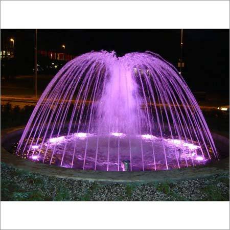 Musical Lightning Fountains