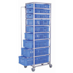 Vegetable Rack Trolley Size: 100-200 Inch