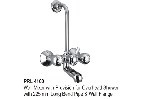 Wall Mixer with overhead shower