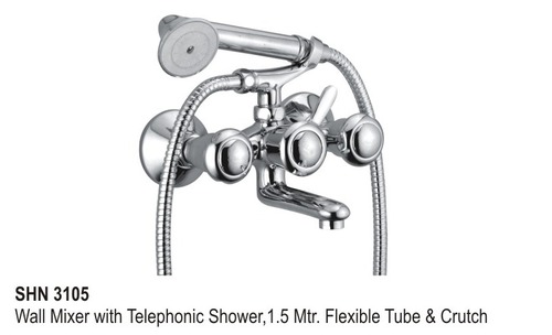Wall Mixer With Telephonic shower