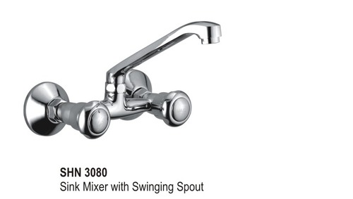 Sink Mixer with Swinging Spout