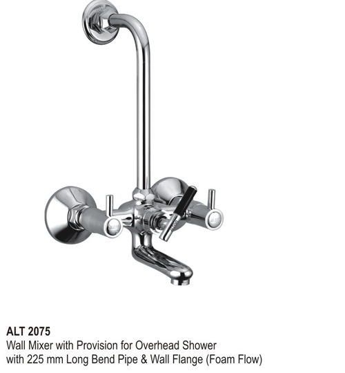 Wall Mixer with overhead shower