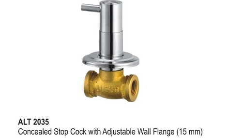 Concealed Stop Cock with wall Flange