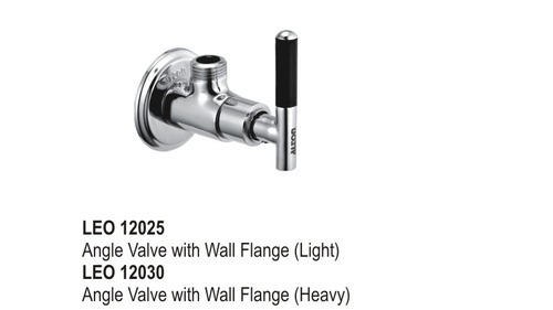 Algle Valve with Wall Flange