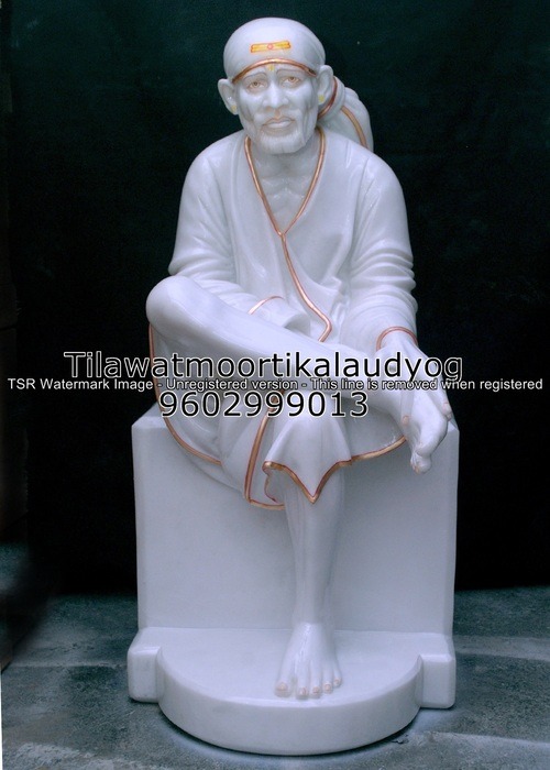 Sai Baba Marble Statue