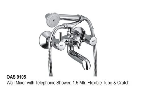 Wall mixer telephonic Shower,1.5 Mtr
