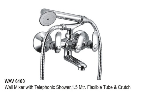 Wall mixer telephonic Shower,1.5 Mtr Wall mixer telephonic Shower,1.5 Mtr