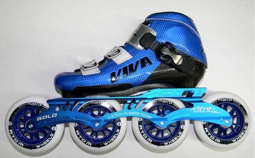Skates - Plastic Material, Adult Size, Blue Color | Anti-UV, Waterproof, EVA Insole
