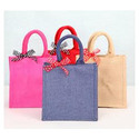 Colored Jute Gift Bags