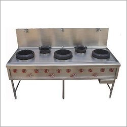 Five Burner Chinese Cooking Range By AMAN ENGINEERING WORKS