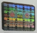 Custom Graphic Text Holographic Hot Stamping foils