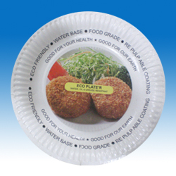 Round Disposable Plates
