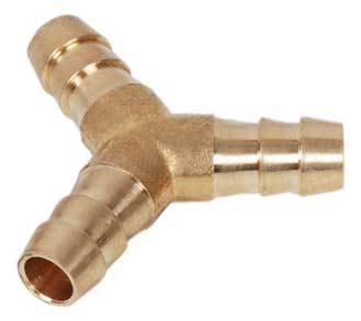 Brass Barb Y Joint