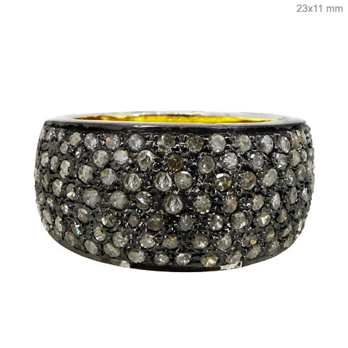 Silver Diamond Ring Jewelery