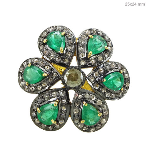 Emerald Diamond Ring