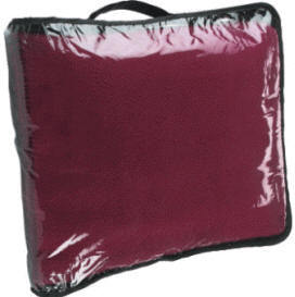 Polar Fleece Blanket with Pvc zipper bag