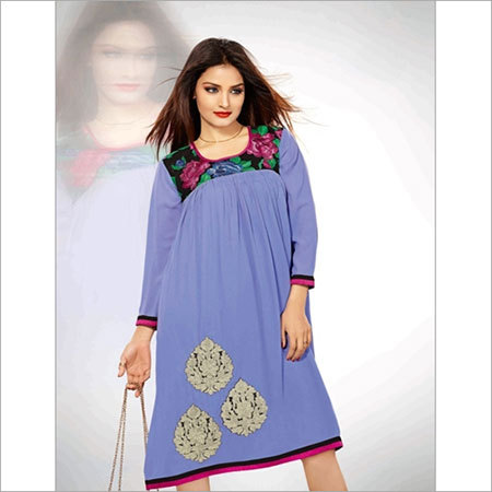 Elegant Embroidered Kurti