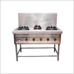 Three Burner Chinese Gas Range