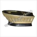 Plastic Moulded Heels - Plastic 5-10 Cm Gold, Textured Finish | Durable, Stylish, Comfortable, Crack Resistant
