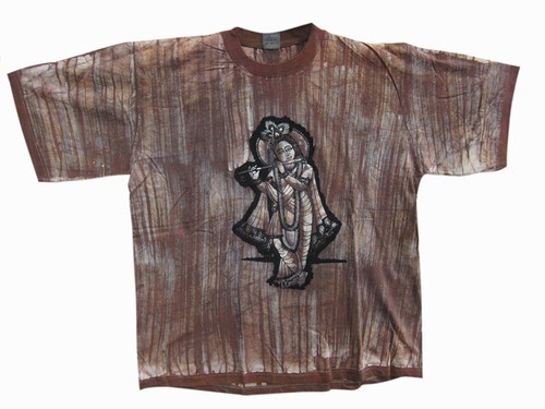 God Printed Batik T Shirt