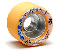 Canbol Hard Orange Wheel - Plastic & Metal, 2.17-3.35 Inch Diameter | Anti-Scratch, Rugged Design, Smooth Finish, High Impact Resistance