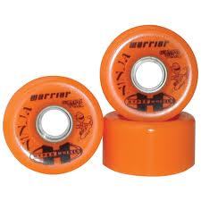 Lighted Skate Wheels - Plastic, 50-53 mm Size, Orange | Anti-Scratch, Easy to Install, Long Lasting Performance