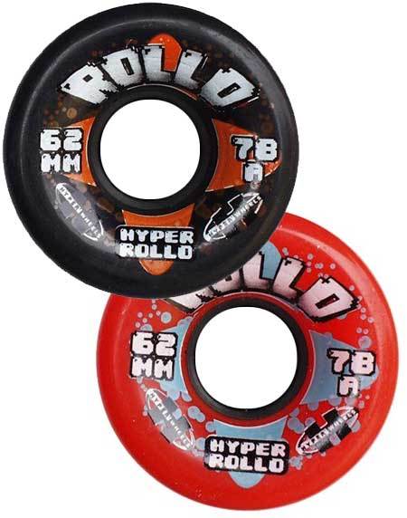 Red And Black Rollo Wheels