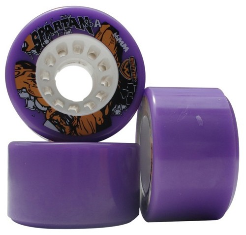 Purple Spartan 66Mm Skating Wheels