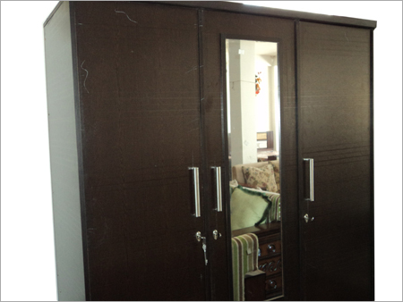 Wooden Mirror Almirah