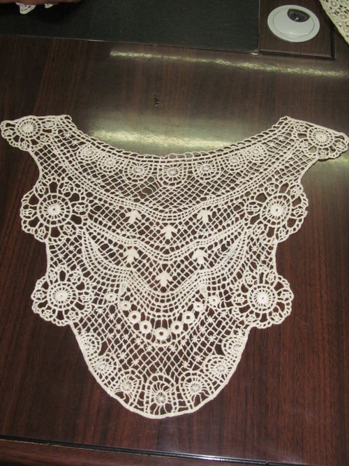 Laces - Cotton, 12x10 Inches, Off-White | Elegant Design, Durable Material, Floral Pattern