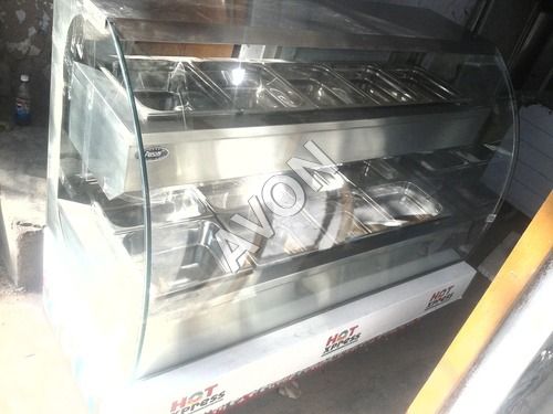 Hot food warmer with Bain Marie