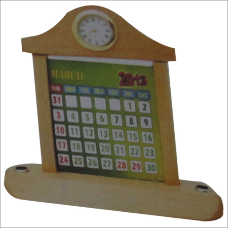 Wooden Desk Tops Calendar