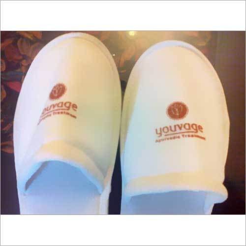 Terry Open Toe Slippers
