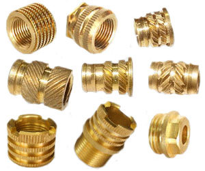 Brass Diamond Knurling Inserts