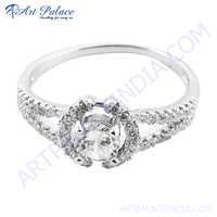Zirconia Silver Ring