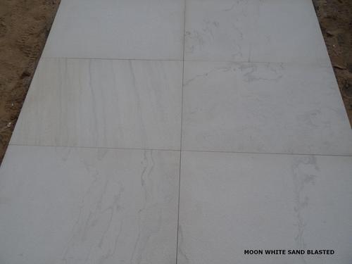 Moon White Sandblasted Sandstone