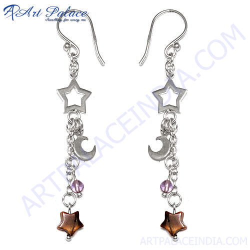 Party Wear Beads Star Style Earring 